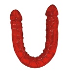 Ultra Dong oboustranné dildo - červené