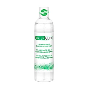 Waterglide Masážní a lubrikační gel 2 v 1 Aloe Vera 300 ml